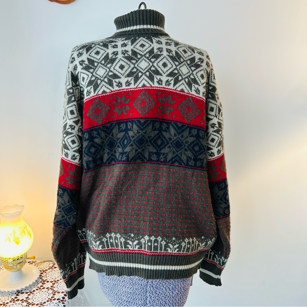 Vintage Nordic Pattern Sweater Daniel David Sweater